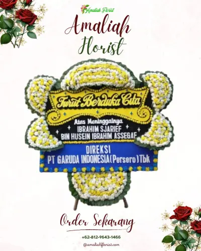 Papan Bunga Duka di Rawakalong