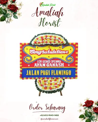 Bunga Papan Congratulation di Rawakalong